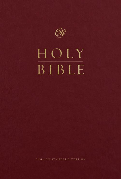 ESV Pew and Worship Bible, Large Print (Hardcover, Burgundy)