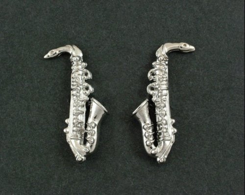 Saxophone Cufflinks In Box (Psn3)