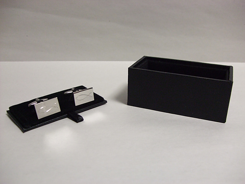 Engraved Ichthus Cufflinks