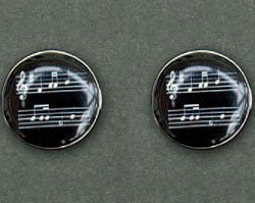 Sheet Music Cufflinks In Box (Boc066)