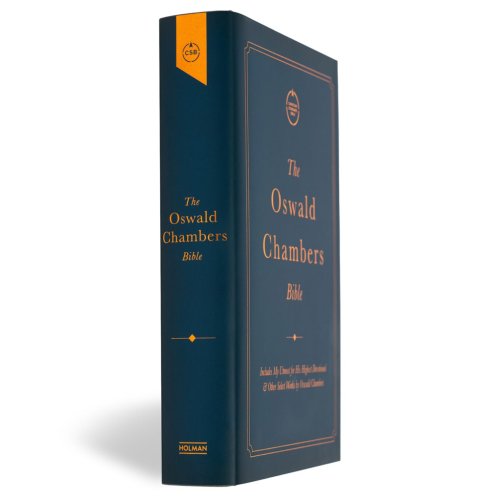 CSB Oswald Chambers Bible, Cloth Over Board