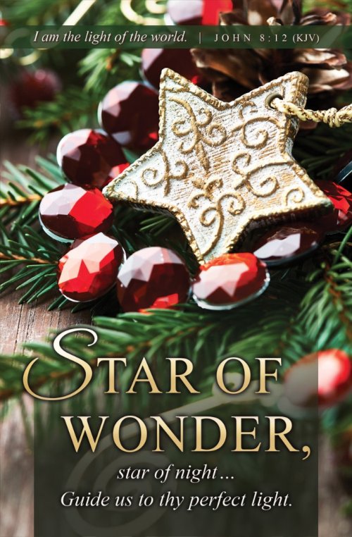 Star of Wonder Christmas Bulletin (pack of 100)