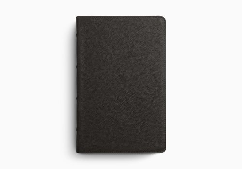 ESV Giant Print Personal Size Bible, Red Letter (Buffalo Leather, Deep Brown)