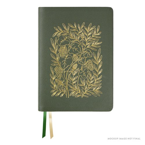 Lsb, Handy Size, Inside Column Reference, Paste-Down, Forest Green Cowhide, the Master's Vineyard, Red Letter