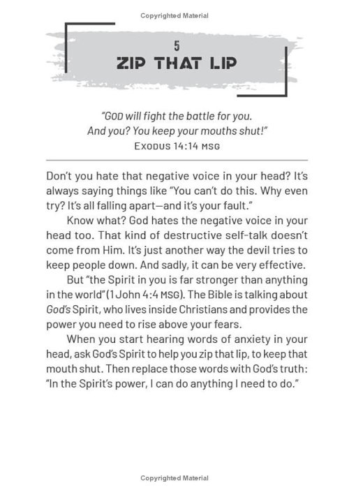 180 Bible Verses for Conquering Anxiety for Teen Guys: A Devotional