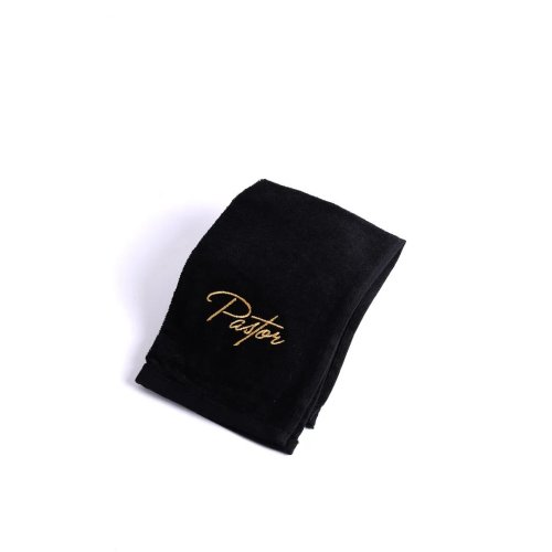 Pastor Towel Pastor Black Cotton