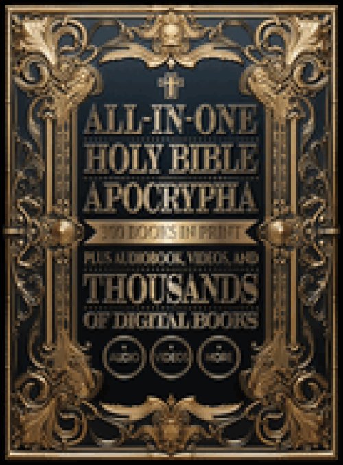 ALL-IN-ONE HOLY BIBLE WITH APOCRYPHA: 300 Books in Print Plus Audiobook, Videos, and Thousands of Digital Books