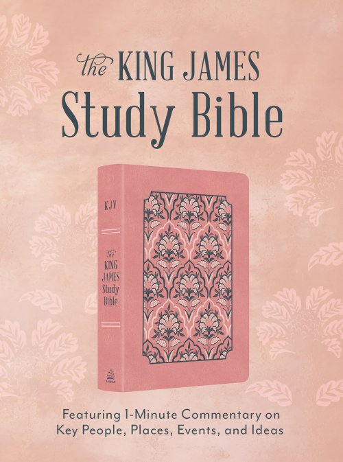 King James Study Bible: Featuring 1-Minute Commentary on Key People, Places, Events, and Ideas  [Women's cover]