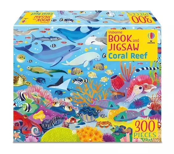 Usborne Book And Jigsaw Coral Reef