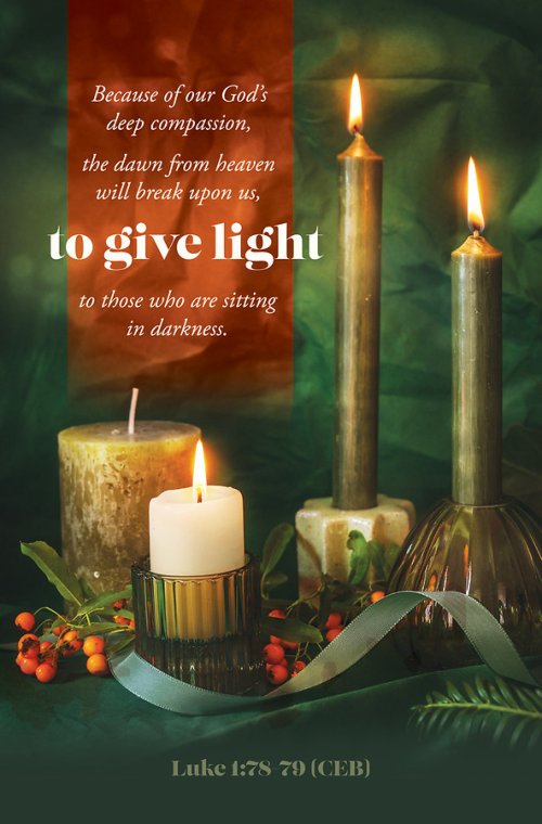 To Give Light Christmas Bulletin (pack of 100)
