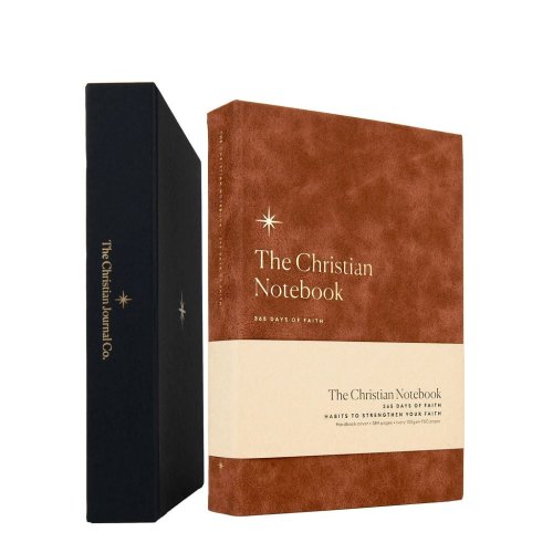 365 Days Of Faith Notebook (with gift box) - Brown