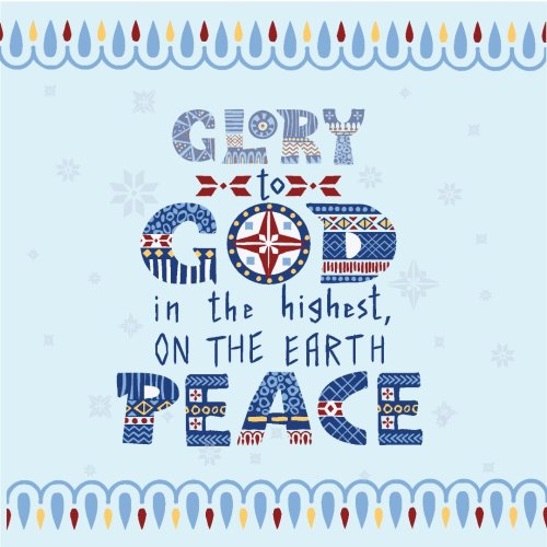 Glory to God and Peace Christmas Cards (pack of 10)