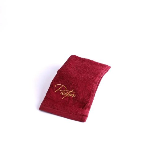 Pastor Towel Pastor Burgundy Cotton