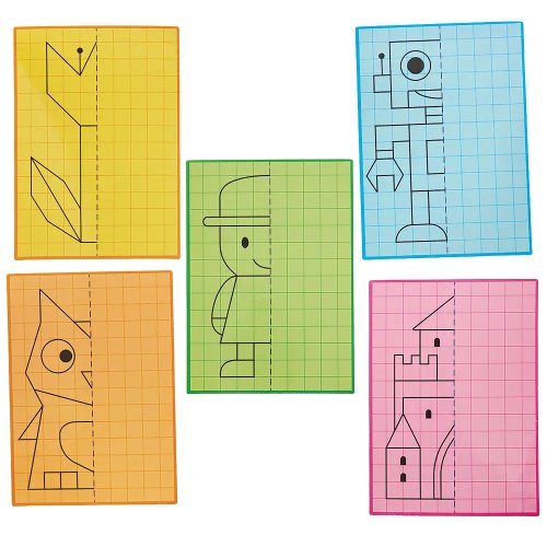 Lattice Symmetry Wipe Clean Drawing Boards (Pack of 10)