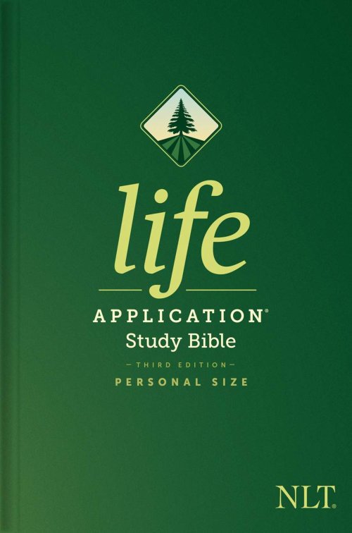 NLT Life Application Study Bible, Third Edition, Green, Personal Size (Hardcover), Cross Reference, Concordance, Charts, Full Colour Maps, Profiles, Cross Reference, Presentation Page, Single Column