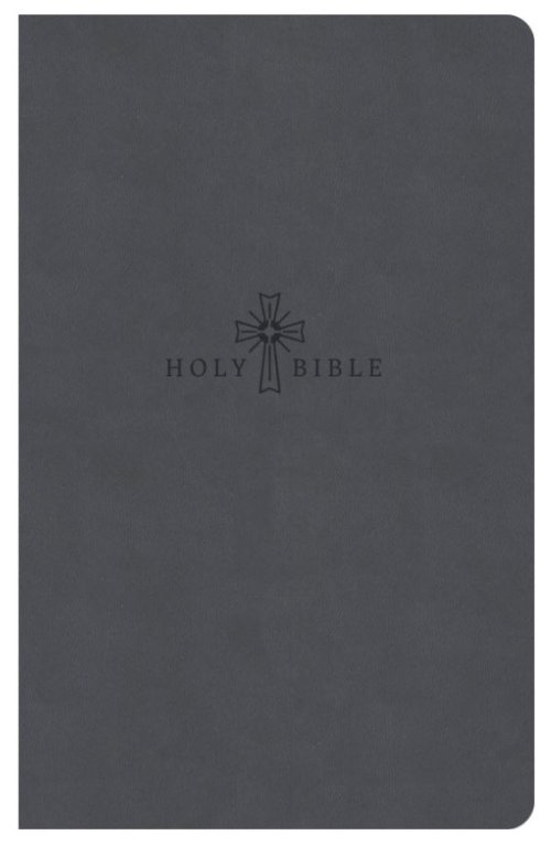 CSB Premium Gift Bible, Easy-to-Read Optimal Type, Charcoal