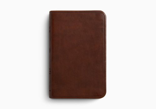 ESV Vest Pocket New Testament with Psalms and Proverbs, Red Letter (TruTone, Chestnut)