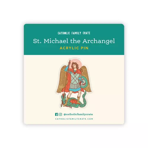 St. Michael the Archangel Pin Badge