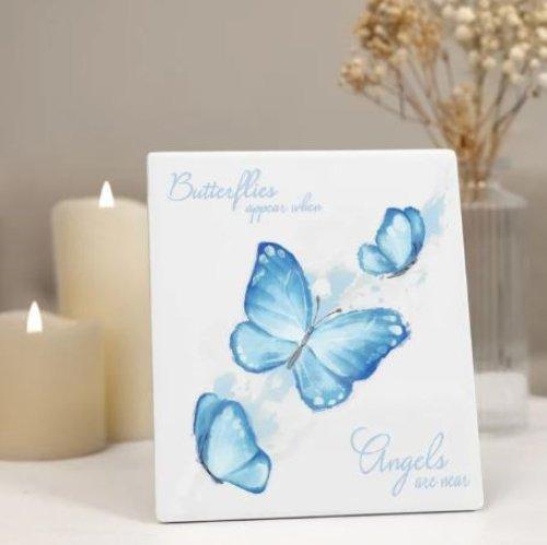 Plaque-Wings of Comfort-Butterflies (4.75" x 5.5")