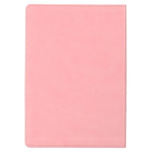 Devotional Bible NLT for Women Faux Leather, Pink