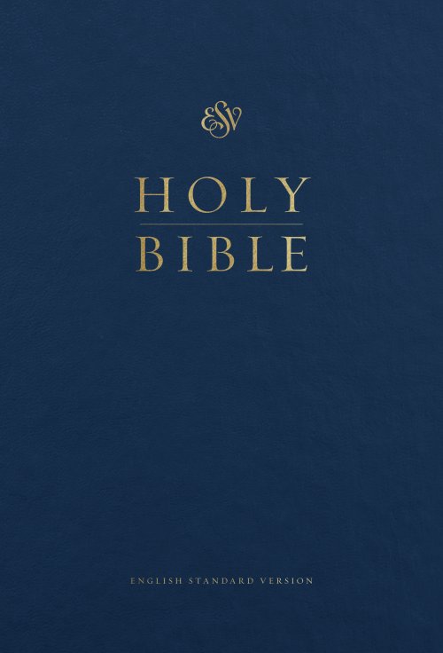 ESV Pew and Worship Bible, Blue, Hardback, Large Print, Responsive Readings