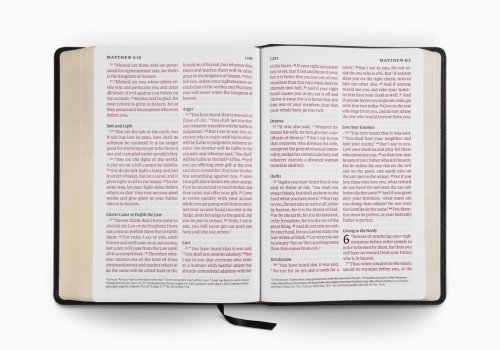 ESV Giant Print Bible, Red Letter (Genuine Leather, Black)