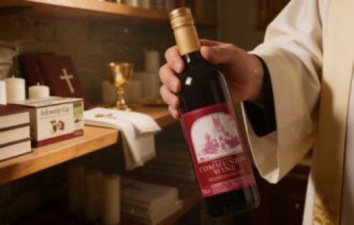 Pack of 250 - Peoples Communion Wafers & Non-Alcoholic Communion Wine - Broadlands - Single Bottle