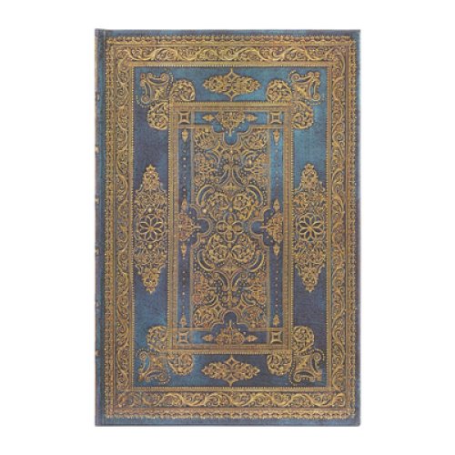 Blue Luxe Mini Lined Hardcover Journal, 176pg, 85gsm by Paperblanks (Luxe Design)