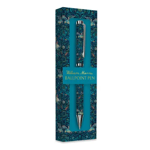 Pen In a Gift Box - William Morris Birds