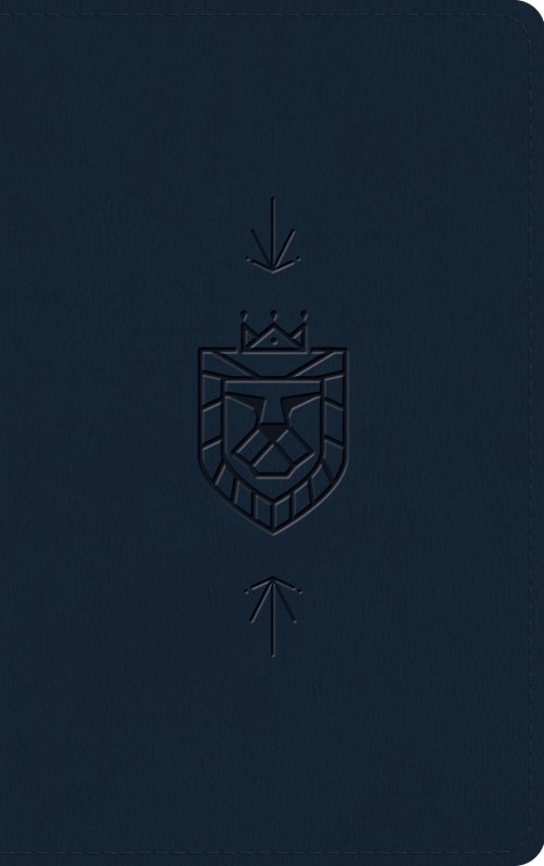 ESV Holy Bible for Kids (TruTone, Dark Blue, Lion of Judah Design)