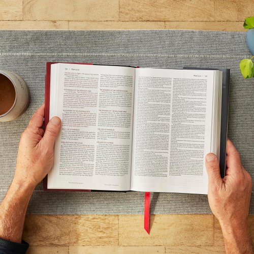 NKJV-NET Parallel New Testament with NET Translators' Notes, Hardcover, Red Letter, Comfort Print