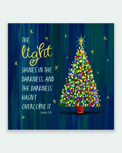 Christmas Tree (Pack of 10) Christian Christmas Cards - The Leprosy Mission