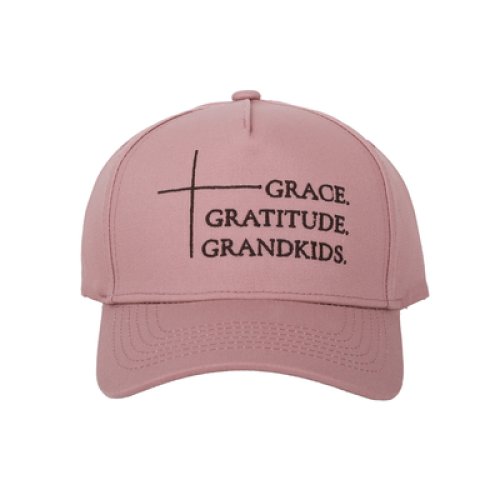 Cap - Grace, Gratitude, Grandkids Pink