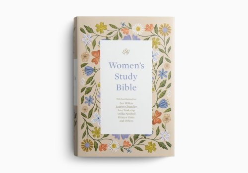 ESV Women's Study Bible (Hardcover, Blush Wildflower Design)