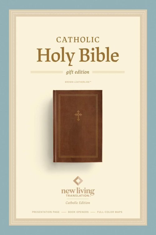 NLT Catholic Holy Bible, Gift Edition (Hardcover LeatherLike)