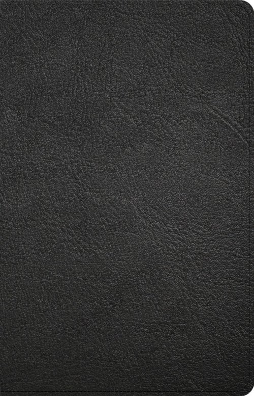 CSB Thinline Bible, Anglicised Edition, Black Leather