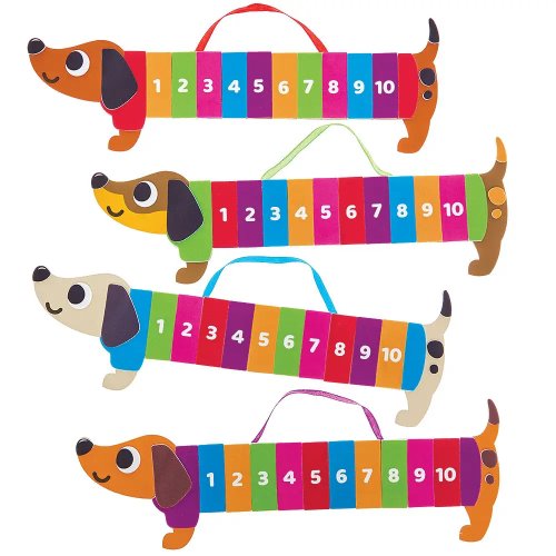 Learn To Count Sausage Dog Kits (Pack of 4)