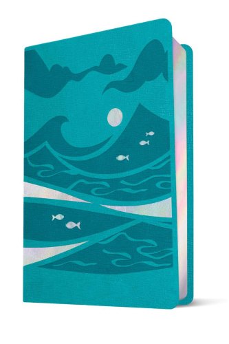 NLT GO Bible for Kids  (LeatherLike, Teal Ocean)