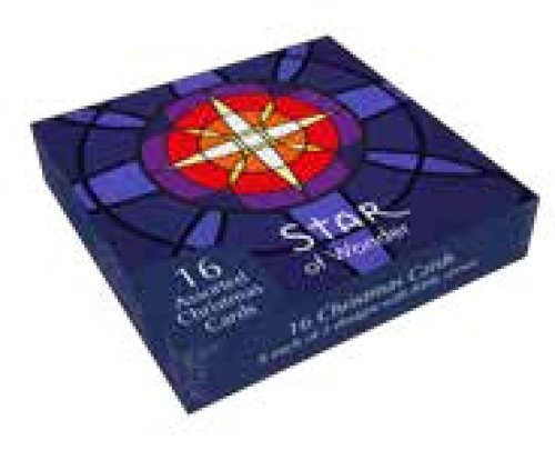 Christmas Boxed Cards: Stained Glass (Pack Of 16)