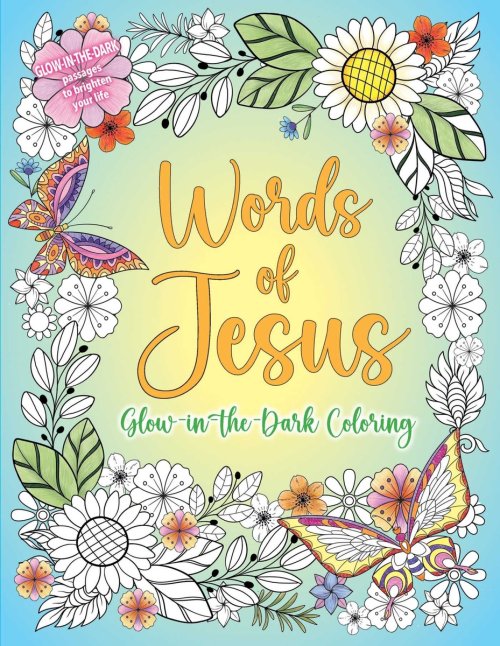 Words of Jesus Glow-In-The-Dark Coloring