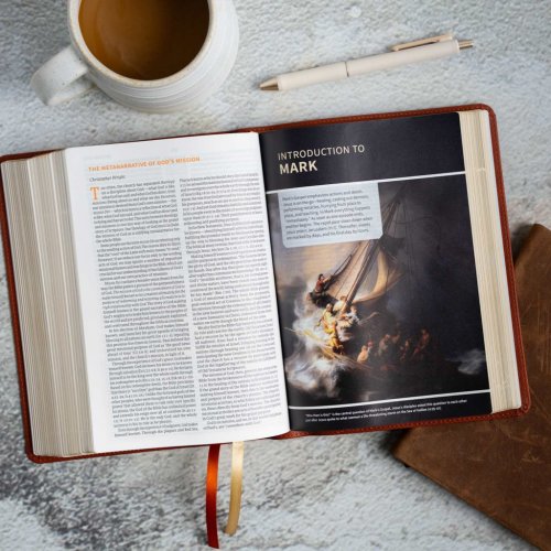 CSB Study Bible, Personal Size, Digital Study Edition, Burnt Sienna LeatherTouch