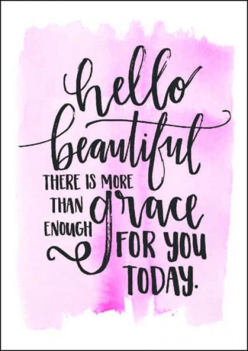 Hello Beautiful Mini Card
