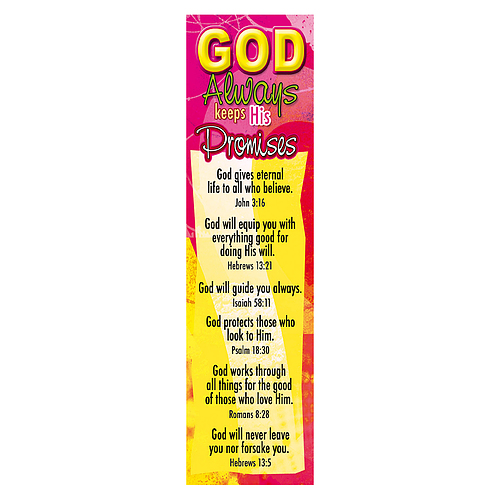 "God's Promises"  Bookmarks - Pack of 10