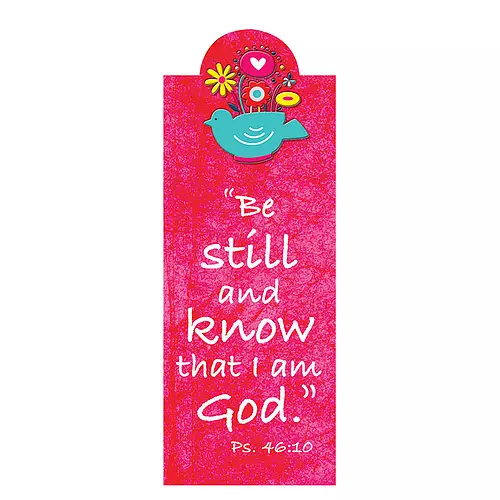 "Be Still" (Pink)Magnetic Bookmark