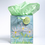 Gift Bag - Medium - White Daisies Psalm 118:24