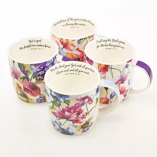 Mug Set of 4 Seeds of Love