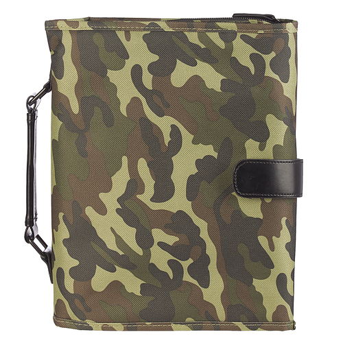 Medium Armor of God Badge Tri-Fold Camo Bible Cover  - Ephesians 6:13