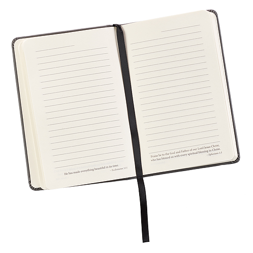 Be Strong Hardcover LuxLeather Notebook with Elastic Closure