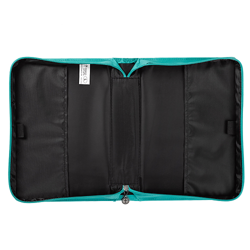 Medium Everlasting Love Turquoise Faux Leather Bible Cover - Jeremiah 31:3