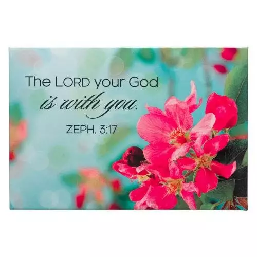 Magnet Floral The Lord is with You Zeph. 3:17